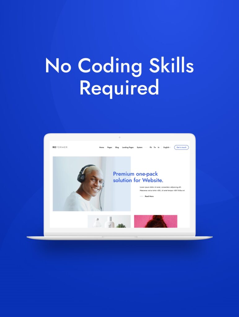Reformer HubSpot theme - No coding Skill Required